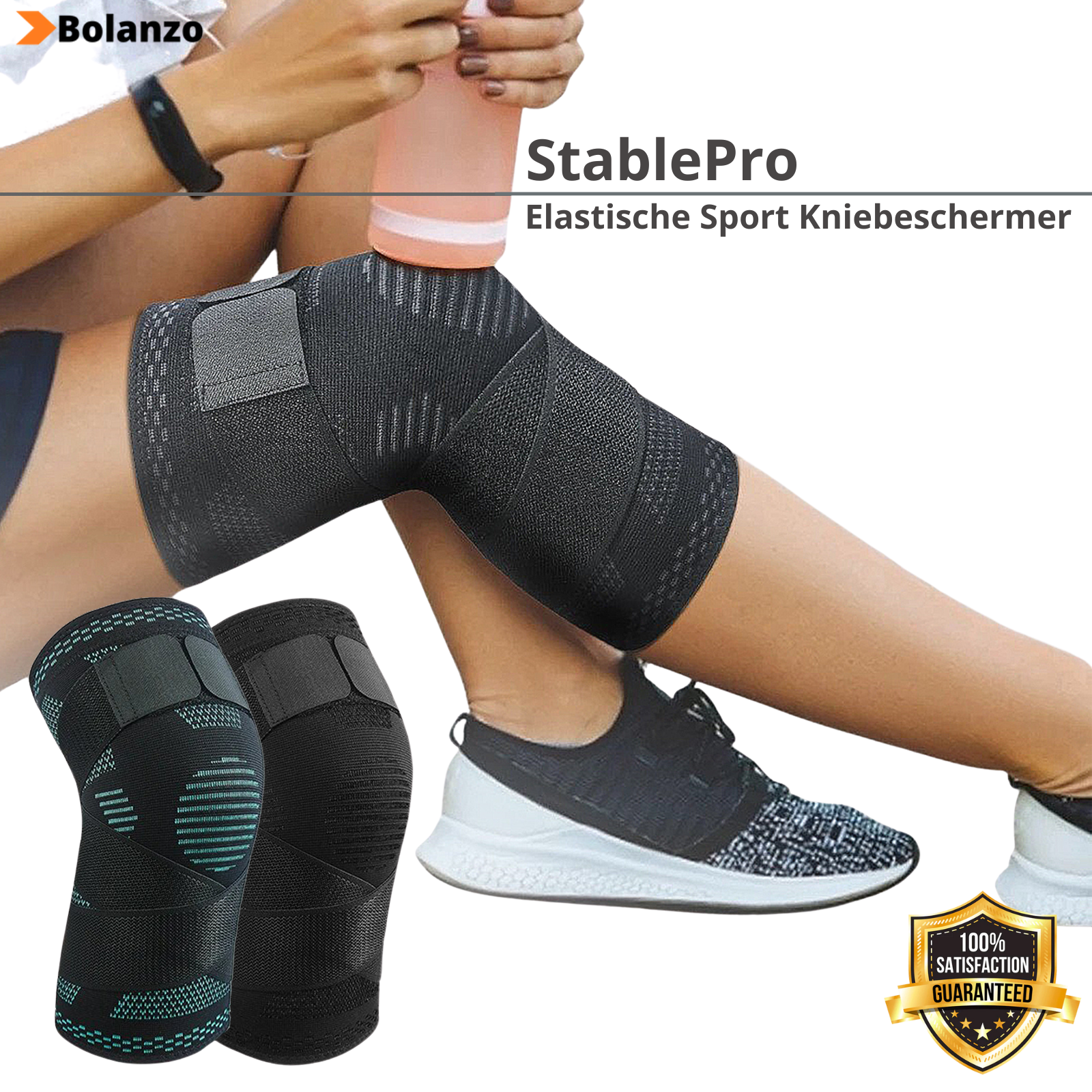 StablePro | Elastische Sport Kniebeschermer