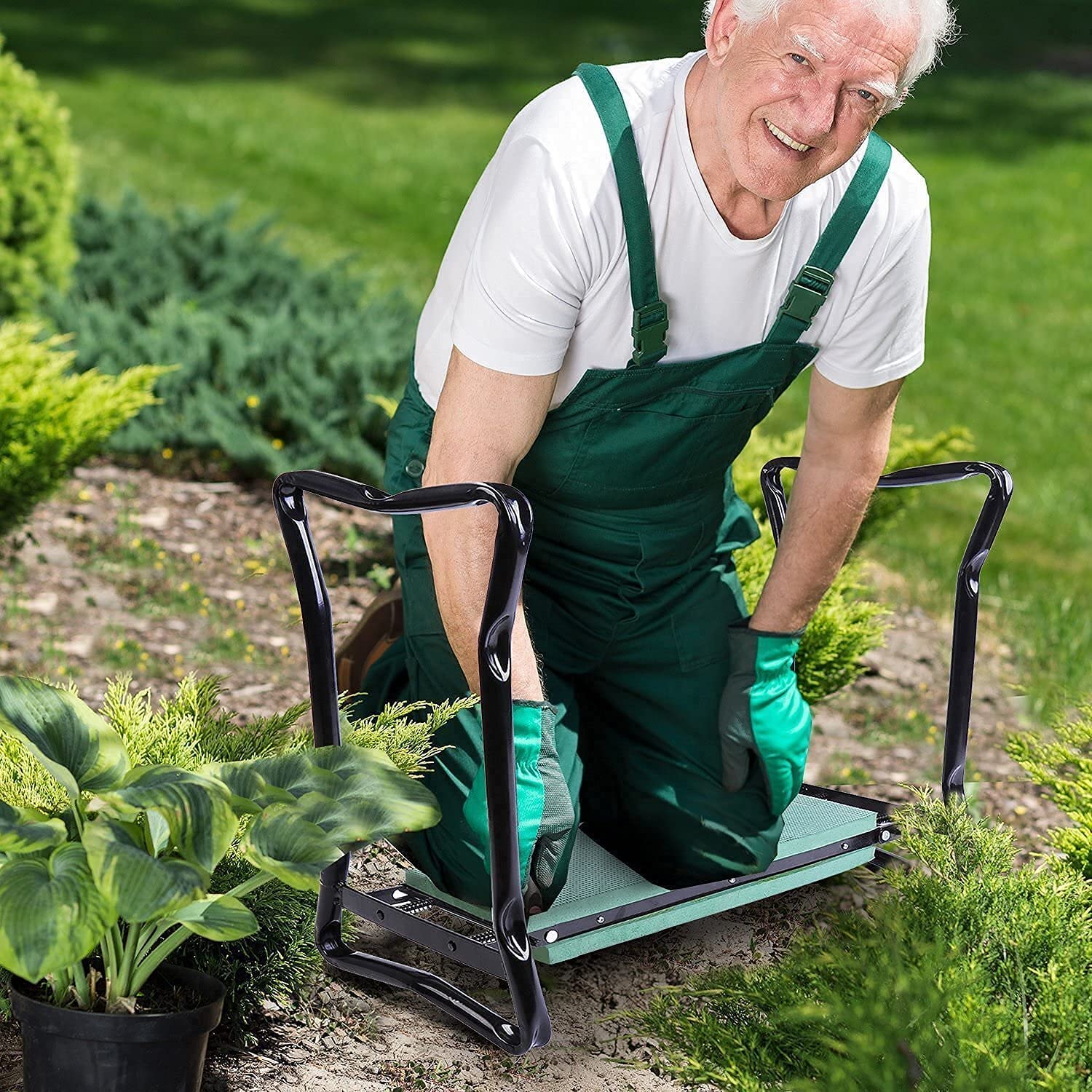 ComfortGarden | Beschermt uw rug en knieën tijdens het tuinieren